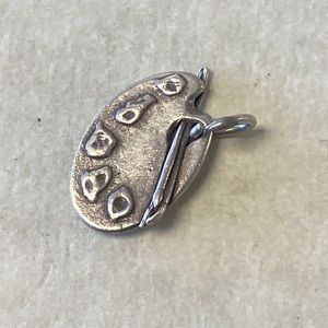 James Avery sterling silver 925 Artist pallet charm / pendant